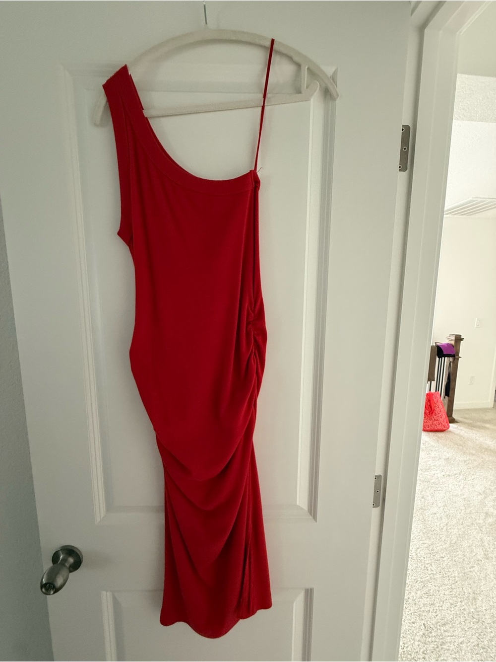 Michael Stars one-shoulder ribbed dress